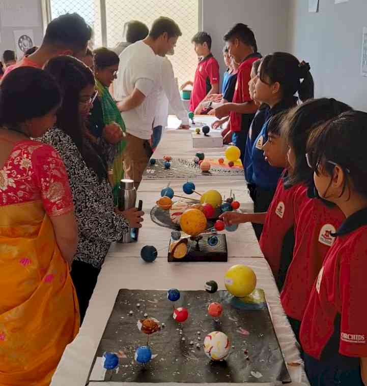 World Astronomy Day- Orchids The International School, Nevta, organizes an astronomy exhibition