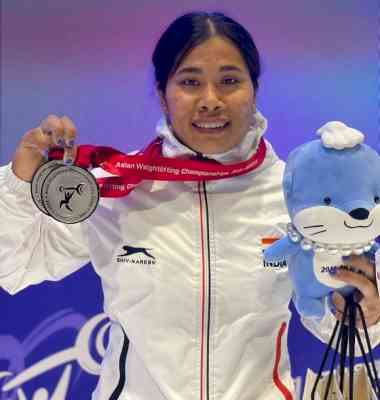 Asian Weightlifting Championships: India's Bindyarani Devi wins silver medal