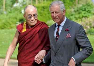 Dalai Lama greets King Charles III on coronation