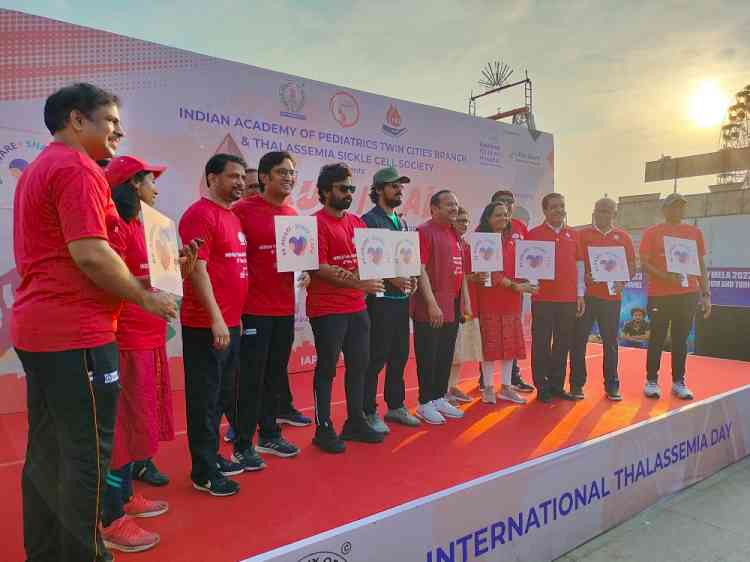 World Thalassemia Day – “Walk for a Cause” organised by Thalassemia Sickle Cell Society (TSCS) and Indian Academy of Paediatrics (IAP) twin cities branch