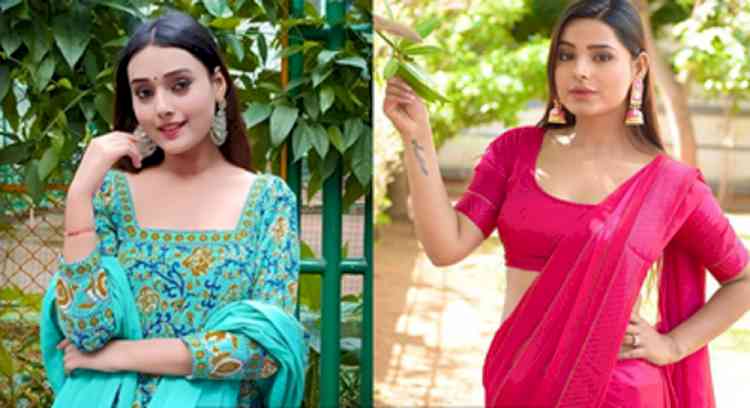 Kajal Chauhan's onscreen enemy in Star Bharat's show 'Meri Saas Bhoot Hai', Anushka Srivastava is her close friend in real life