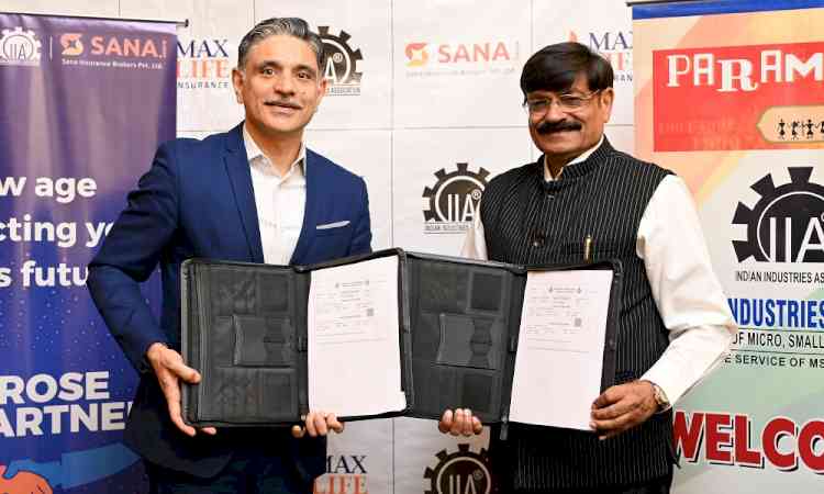 Max Life inks pact with Indian Industries Association to offer life insurance access to 11 lac MSME workforce in Uttar Pradesh