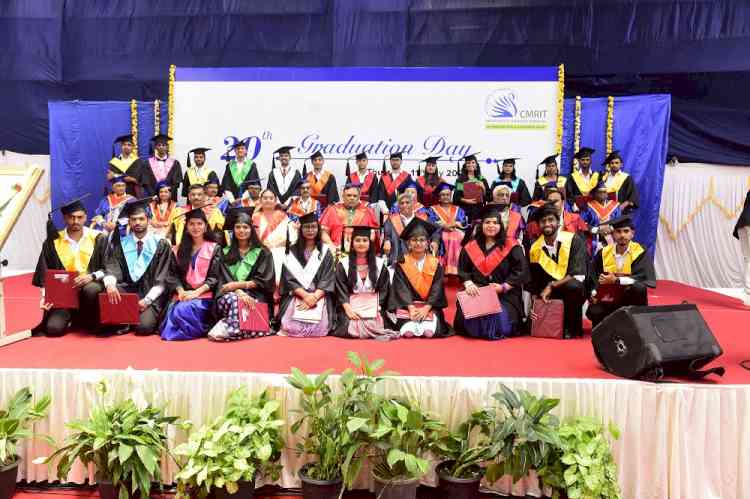 CMRIT Lionized for Start-up & Tech Innovation Culture by AICTE Chairman on CMRIT’s 20th Annual Graduation Day