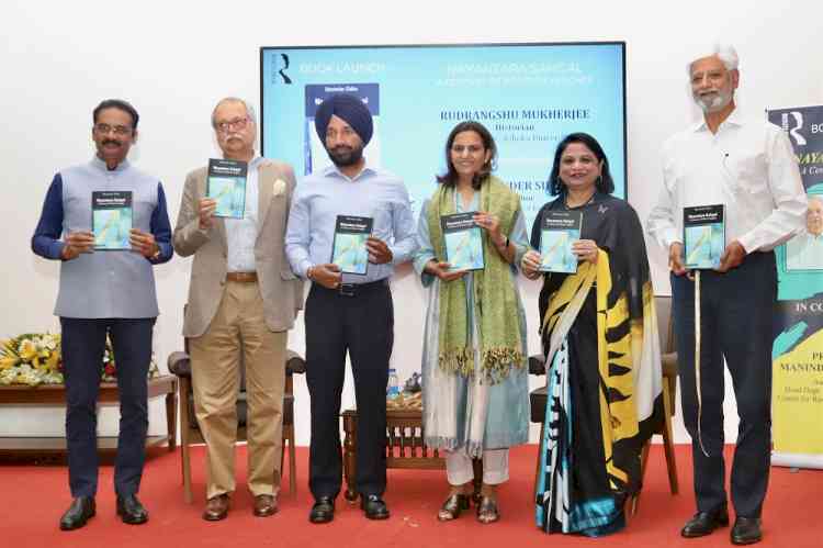 Academic Prof Maninder Sidhu releases book on novelist Nayantara Sahgal’s works