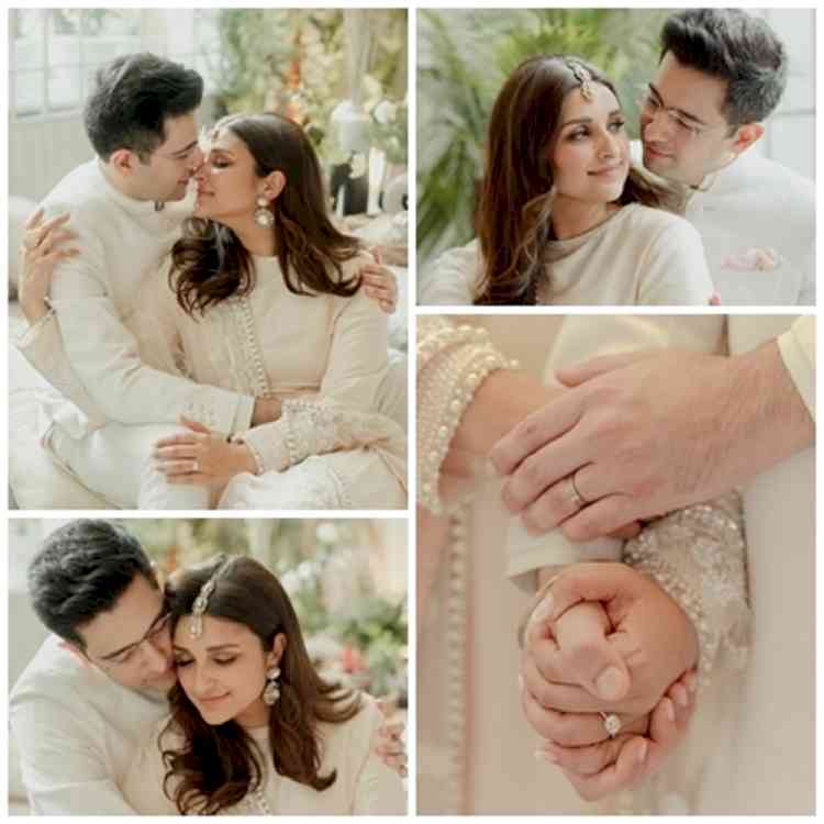 Ragneeti: Raghav Chadha, Parineeti get engaged at a glittering ceremony