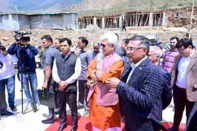 J&K L-G reviews construction work of flats for PM Package employees