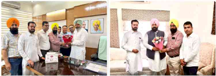 District Planning Board Chairman meets Punjab Finance Minister and Education Minister