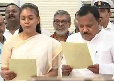 Odisha: Newly elected BJD MLA Dipali Das takes oath