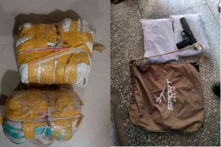 Two Kg heroin, firearm recovered by BSF