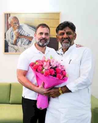 Rahul Gandhi called me and asked to work together: K'taka Dy CM designate Shivakumar