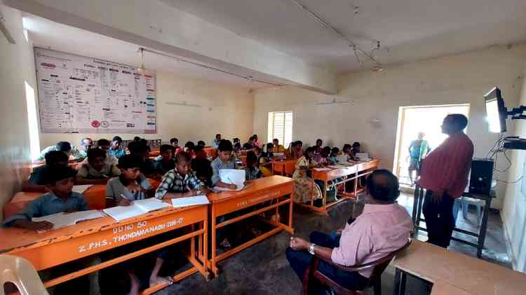 Electrosteel empowers students through computer literacy programme in Tirupati district
