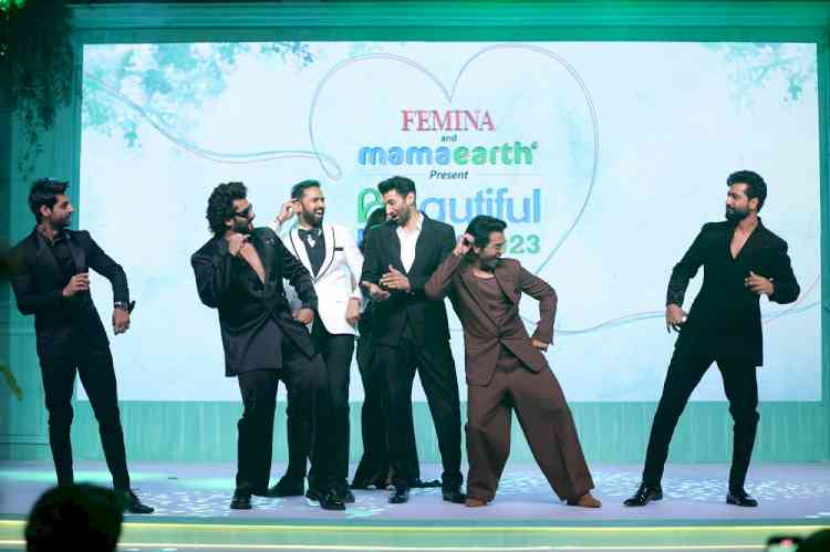 Vicky Kaushal, Arjun Kapoor, Aditya Roy Kapur and Rajkummar Rao set the stage on fire with their electric dance jam at Femina and Mamaearth present ‘Beautiful Indians 2023’