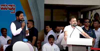 People of Karnataka defeated money, power of BJP: Rahul