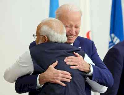 PM Modi shares hugs with Biden, Sunak