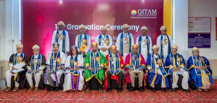 AICTE Chairman confers Degrees upon 610 students at 14th Convocation of GITAM Bengaluru