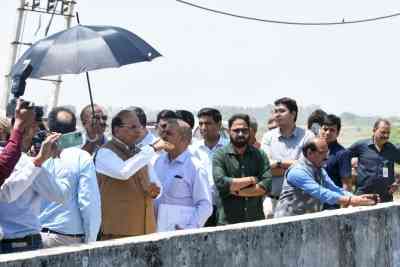 Rejuvenation work: Delhi L-G inspects Najafgarh drain in Gurugram