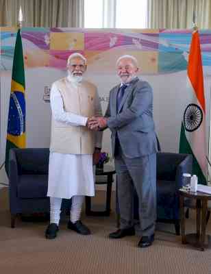 Modi meets Brazilian President Lula, discusses bilateral strategic partnership