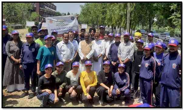 NSS Panjab University, in collaboration with Boys Hostel 2, organised grand tree plantation drive 