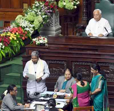 Newly elected legislators take oath in Karnataka Assembly