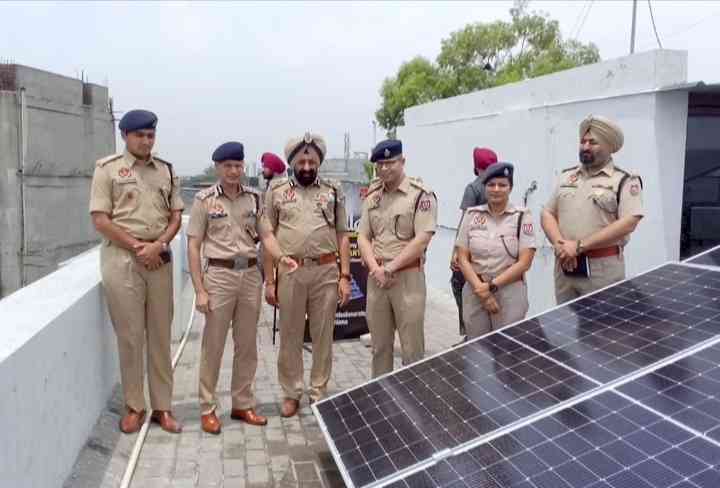Ludhiana police go green as DGP dedicates 120 KW capacity solar power plants in 13 police stations