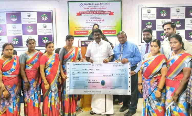 Indian Overseas Bank, Regional Office conducted a “Self Help Group Loan Mela”