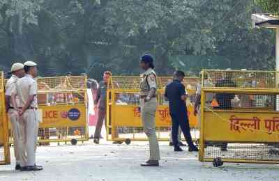 Security beefed up near new Parliament building