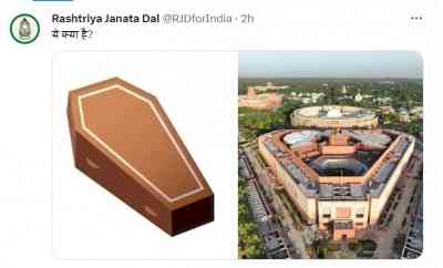 RJD compares new Parliament building with coffin