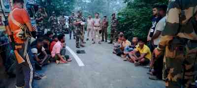 BSF seize 86 Myanmar breed cattle in Tripura, apprehend 18 Indians