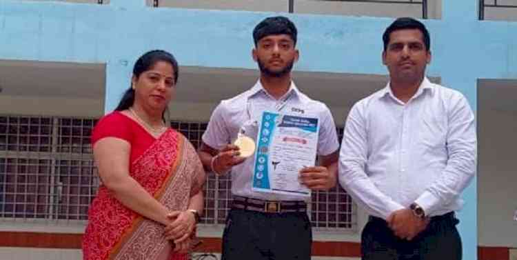Prathampreet of Dips won gold in competition organised by North India Martial Arts Games