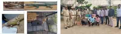 6 held in Hyderabad for exhibiting exotic animals at pub