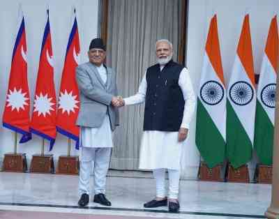 PM Modi, Nepal's Prachanda hold bilateral talks