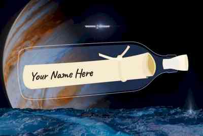 NASA invites public to send 'message in a bottle' aboard Europa Clipper