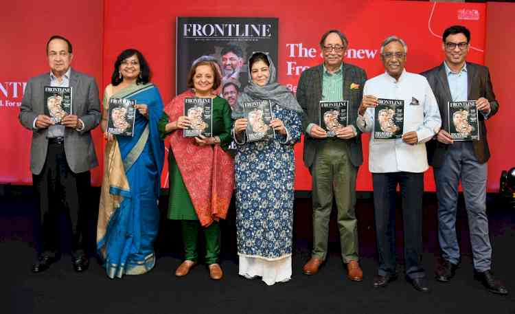 Frontline, Fortnightly News Magazine from The Hindu Group, Unveiled in Striking New Avatar at Star-Studded Launch Event