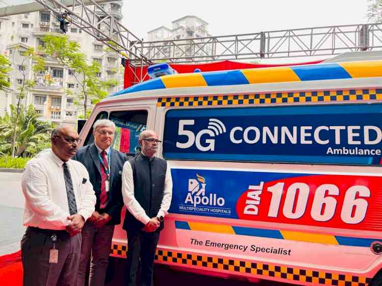 Apollo Multispeciality Hospitals Kolkata launches India’s first comprehensive 5G-connected Ambulance service