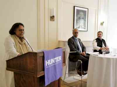 Had thought-provoking fireside chat with leading NY thinkers: Rahul