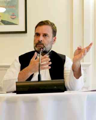 Bharat Jodo Yatra video shown at Times Square billboard ahead of Rahul's Javits Center event