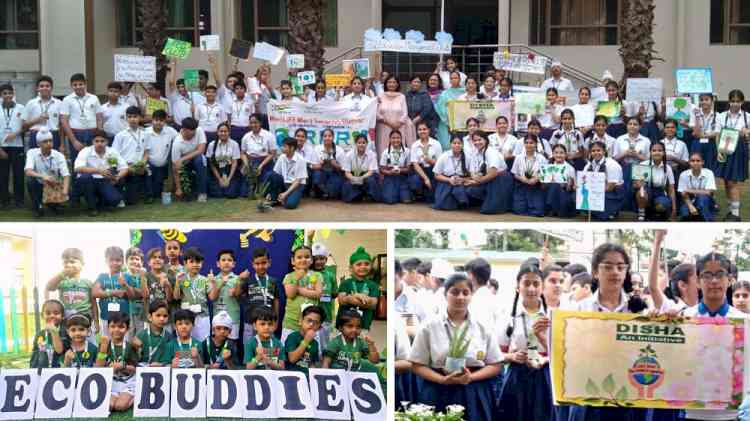 Students of Innocent Hearts took oath for environmental protection under the project 'Mera Shehar Mera Maan'