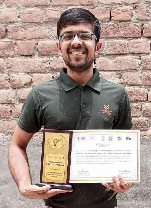 UIFT student participated in National Level Youth Conclave 2023 as part of World Environment Day Celebrations