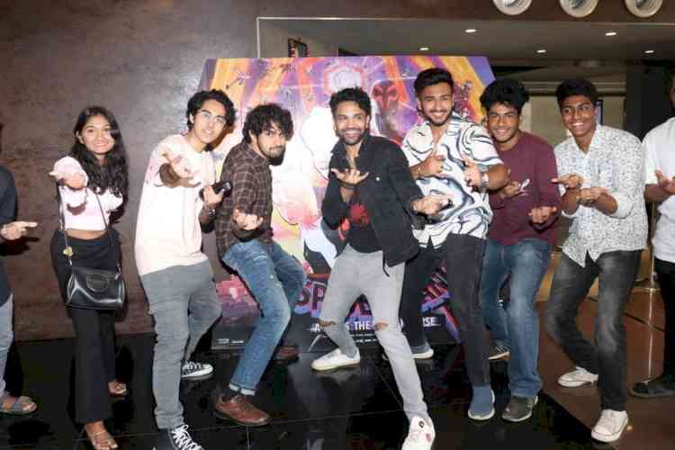 Indian Spider Man (Mile Morales) Aka Koustuv Ghosh hosts Special Screening of hindi dubbed version of ‘Across The Spider-Verse’