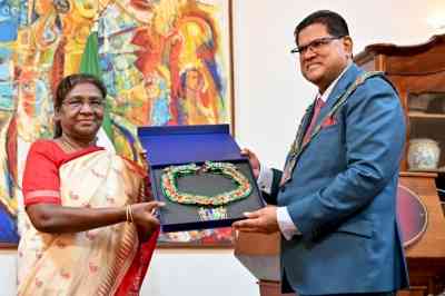 Prez Murmu receives Suriname's highest civilian honour