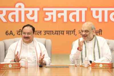 Shah, Nadda hold meeting to discuss 'crucial issues'