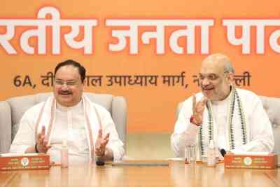 Shah, Nadda hold meeting to discuss 'crucial issues'
