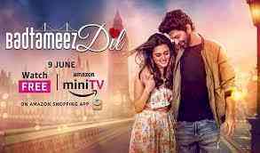 Amazon miniTV releases ‘Ranjhana and Jaane Bekhabar’, the soulful tracks that will strum the hearts from the romantic drama Badtameez Dil