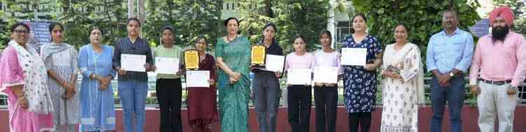 KMVites secure top positions in painting competition at IIT Ropar