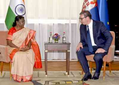 President Murmu holds talks with Serbian counterpart Vucic