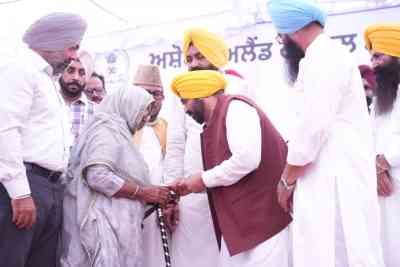 In cash-strapped Punjab, Mann sits tight on OPS, focuses on freebies