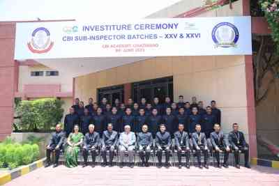 36 officers join CBI force at Investiture Ceremony