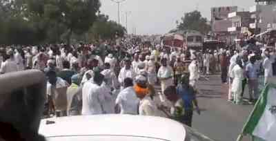 Protesting farmers keep national highway in Haryana's Kurukshetra shut for second day