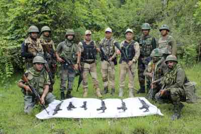 1,040 looted sophisticated arms recovered by security forces in Manipur