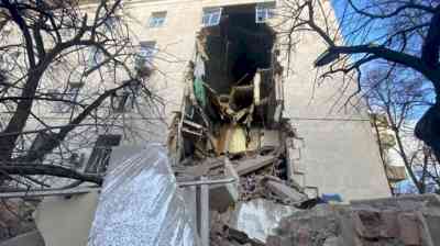 3 dead, 25 injured in Russian missile strike on Ukrainian city